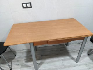 Mesa de cocina extensible 100cm