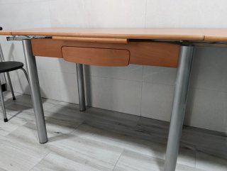 Mesa de cocina extensible 100cm