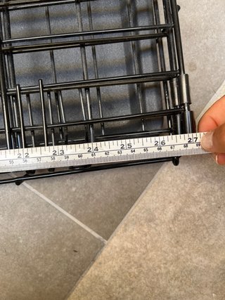 Jaula Perros Feandrea 107x70x77.5 cm Negra