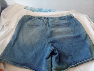 Pantalones cortos vaqueros hombre