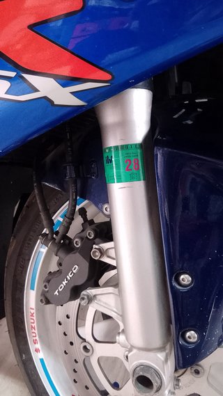 Suzuki GSXR 600cc Moto Deportiva