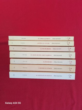 7 volumenes Alatriste Perez Reverte
