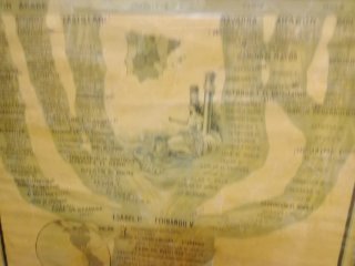 Cartel antiguo historia de España