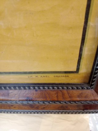 Cartel antiguo historia de España