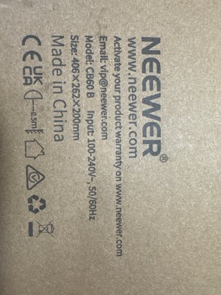NEEWER CB60B 70W LED Video Light 2.4G/App Control