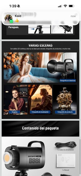 NEEWER CB60B 70W LED Video Light 2.4G/App Control