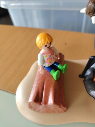 Playmobil Figura de Ogro y Niño