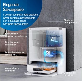 DEEBOT X2 OMNI Aspirapolvere Lavapavimenti Nuovo