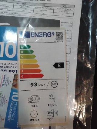 Lavavajillas Candy CF 3E7L0W Blanco.