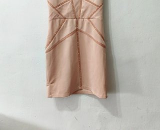 Vestido beige Bershka mujer Talla M