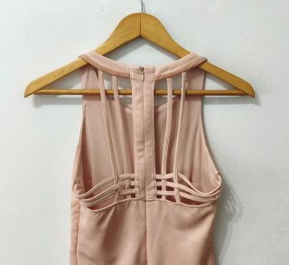 Vestido beige Bershka mujer Talla M