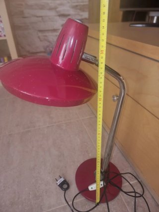 Lámpara de mesa Fase Faro Roja