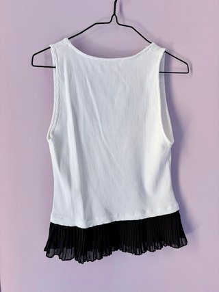 Top Zara a coste con peplo