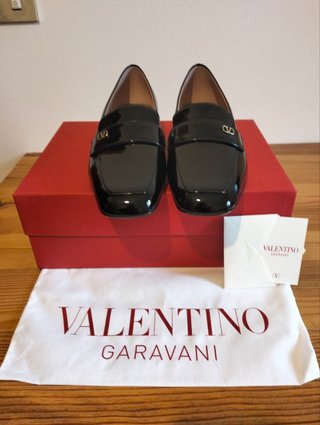Mocassini Valentino Garavani Vlogo Neri NUOVI