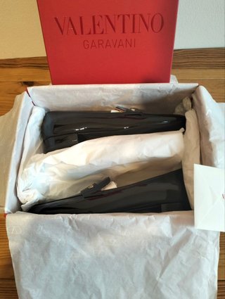 Mocassini Valentino Garavani Vlogo Neri NUOVI