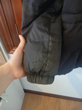 Abrigo acolchado negro Mango