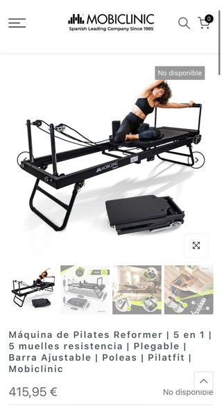 Reformer Pilates Plegable MOBICLINIC