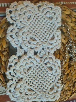 Bolso Crochet Blanco