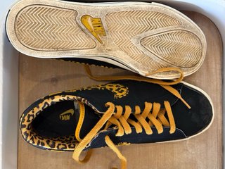Deportivas Nike leopardo negras Unisex