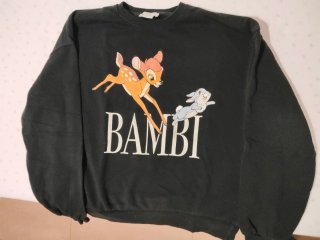 Sudadera Bambi Disney Negra