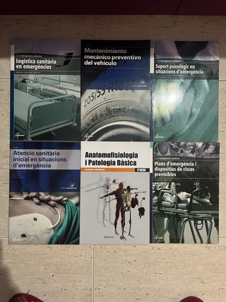 Libros grado medio TECNICO EN EMERGENCIAS