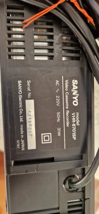 Vídeo VHS Sanyo HQ 305