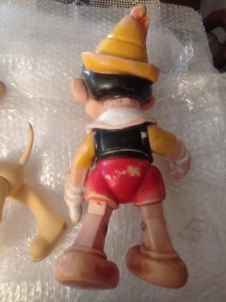 Pluto y Pinocho Famosa Antiguos
