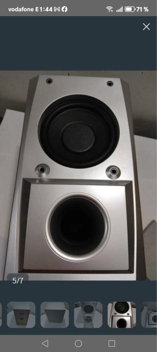 Subwoofer JVC Gris/Plata