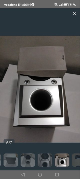 Subwoofer JVC Gris/Plata