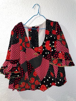 Conjunto traje sevillano lunares XXL