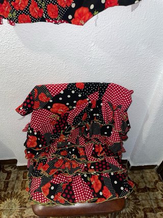 Conjunto traje sevillano lunares XXL