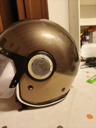 Casco Vespa Jet Bitono
