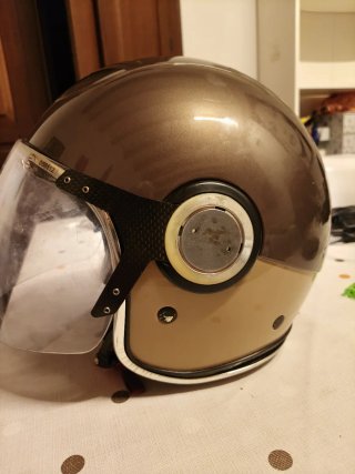 Casco Vespa Jet Bitono
