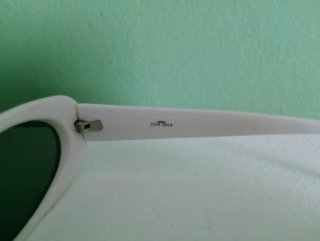 Gafas de sol blancas vintage