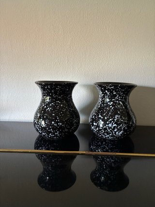 Coppia vasi in ceramica