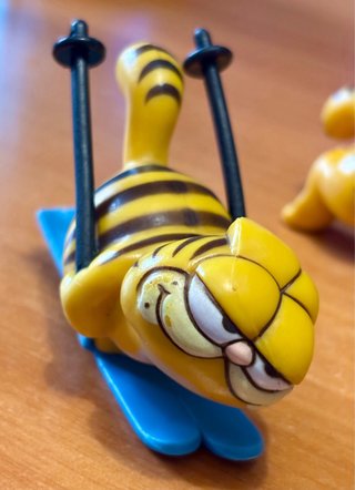 Set 4 Figuras GARFIELD SPORTS Vintage 1981 NUEVAS