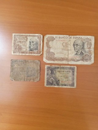 Lote Billetes Españoles Pesetas