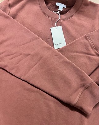 Sunspel Sweatshirt Rust L