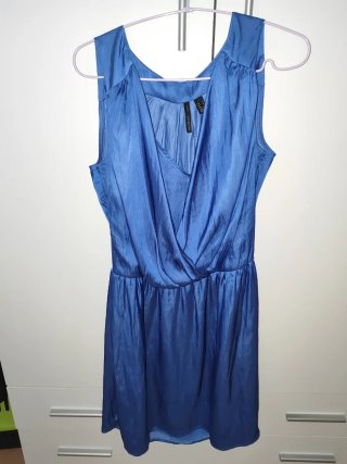 Vestido Mango Azul Talla M