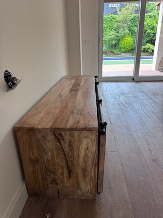 Mueble TV Sklum Madera y Metal