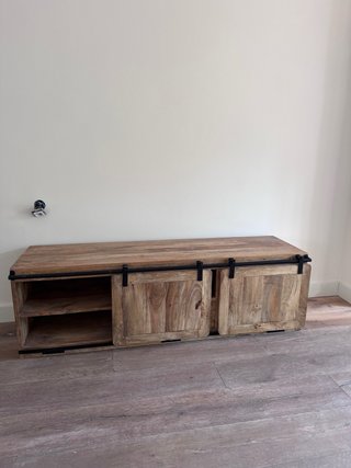 Mueble TV Sklum Madera y Metal