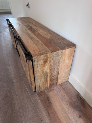 Mueble TV Sklum Madera y Metal
