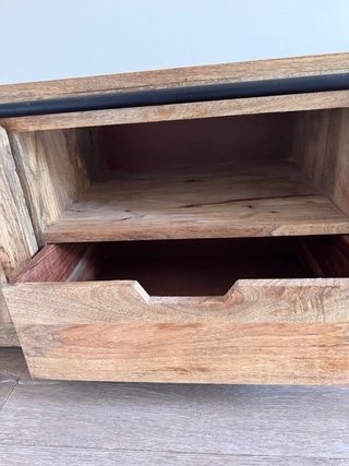 Mueble TV Sklum Madera y Metal