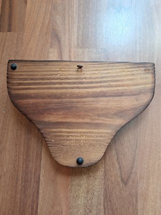Panel decorativo pistola y cenicero