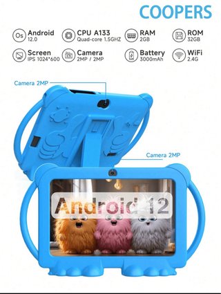 Tablet Coopers Q8K Rosa para Niños