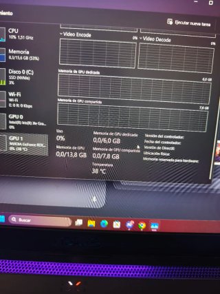 Portátil Asus TUF F15 RTX 4050 16GB RAM Como nuevo