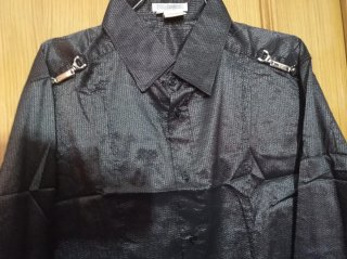 Camisa CAMICIE hombre negra brillante