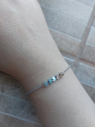 Pulsera plata Tous Gemas Mini Multicolor