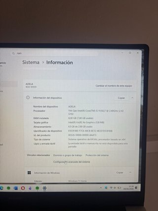 HUAWEI MATEBOOK D15 – Intel Core i5 11ª Gen | 8G