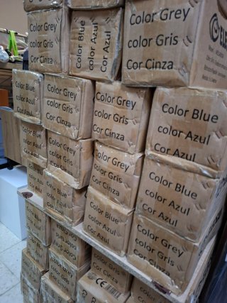 Carpa Plegable Azul y Blanca